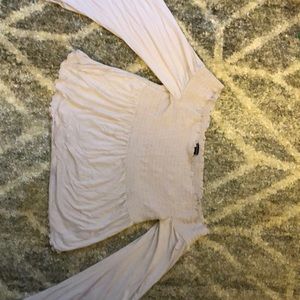 Off the shoulder shirt